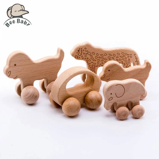 Montessori Wooden Car style Toys